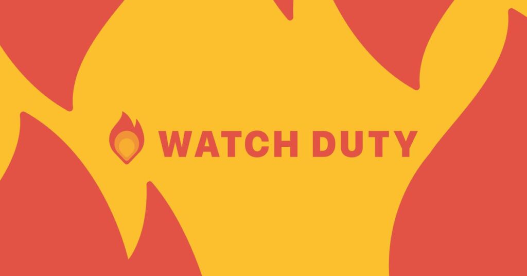 Vector illustration of the Watch Duty logo.